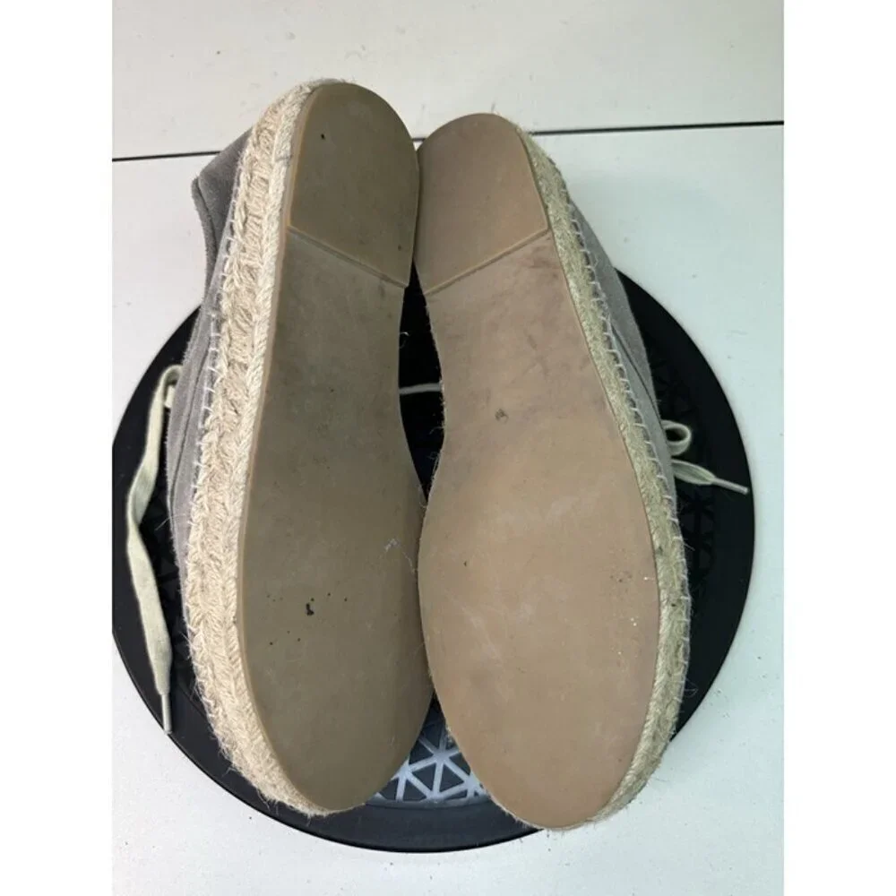 Steven by Steve Madden Tobias Espadrille Sneakers Gray Size 9B
